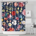 thumbnail image 2 of Waterproof Pioneer Shower Curtain 72x84 Inch Polyester Unique Cute Floral Shower Curtain for Bathroom Hotel Home Decor with 12 Plastic Hooks, 2 of 5