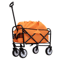 thumbnail image 4 of Folding Wagon Cart Beach Wagon Heavy Duty Utility Cart Utility Wagon Grocery Cart for for Camping, 4 of 6