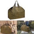thumbnail image 4 of BLUESON Firewood Carrier Bag Carrier Canvas Wood Carrying Bag for Fireplace Camping, 4 of 8