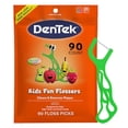 thumbnail image 3 of DenTek Fun Flossers – Kids Floss Picks with Wild Fruit Flavor, 90 Count, 3 of 4