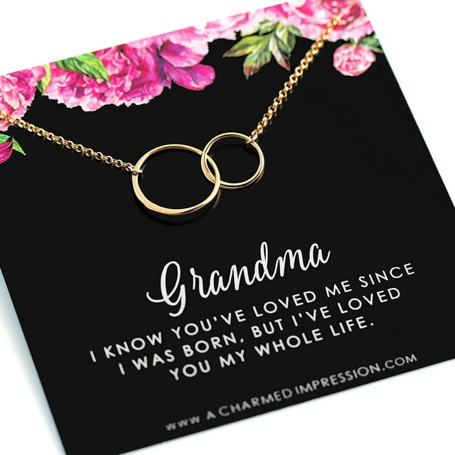 Grandma Necklace • Thoughtful Gifts for Women • Unique Grandma Gifts