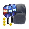 thumbnail image 4 of Professional Pickleball Paddles Pickleball Rackets Ball Set  Comfort Grip Racquets and Carry Bag for Indoor Outdoor Use, 4 of 8