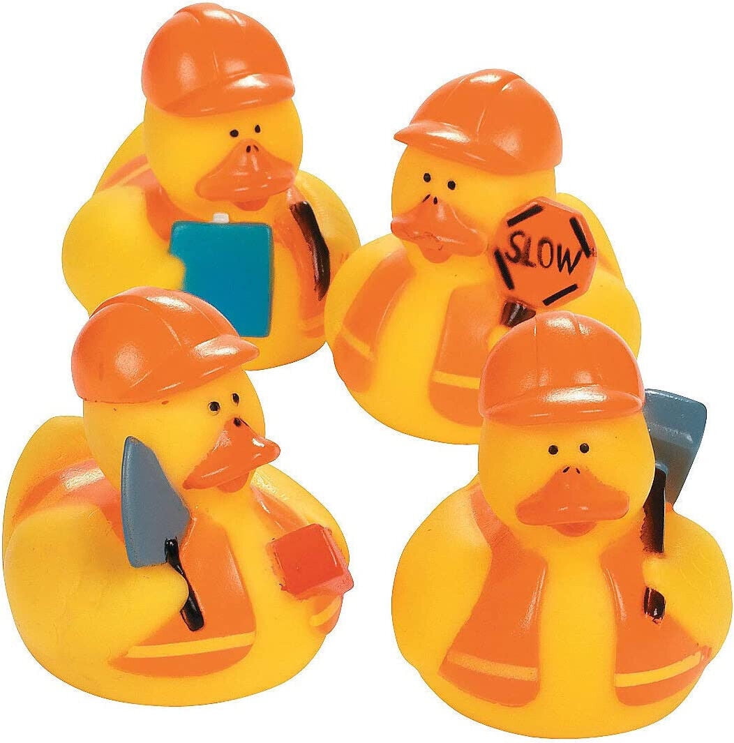 Construction Rubber Duckies (Set of 12 Ducks) Ducks Ducky Duck