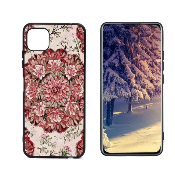 Flowers-111-93 Phone Case, Degined for Boost Mobile Celero 5G Case Men Women, Flexible Silicone Shockproof Case for Boost Mobile Celero 5G