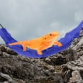 thumbnail image 3 of Unique Bargains Bearded Dragon Hammock Lizard Hammock with Suction Cups and Hooks Bearded Dragon Tank Accessories Reptile Lounger for Chameleon Geckos 1 Set Blue, 3 of 7