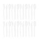 thumbnail image 1 of FELTECHELECTR 300 cubiertos desechables transparentes de plástico para fiestas, tenedores y cucharas para cumpleaños (100 unidades cada uno), 1 of 6