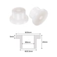 thumbnail image 2 of Uxcell Flanged Sleeve Bearings Plastic Bushings Nylon Bushings, White 8x25.5x20mm 10Pcs, 2 of 5
