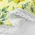 thumbnail image 3 of Coolnut 60" Lemon Round Tablecloth, Waterproof Tablecloth Stain Resistant and Wrinkle Decorative Patio Table Cloths for Kitchen Dinning Room Party Home Garden Picnic, 3 of 7