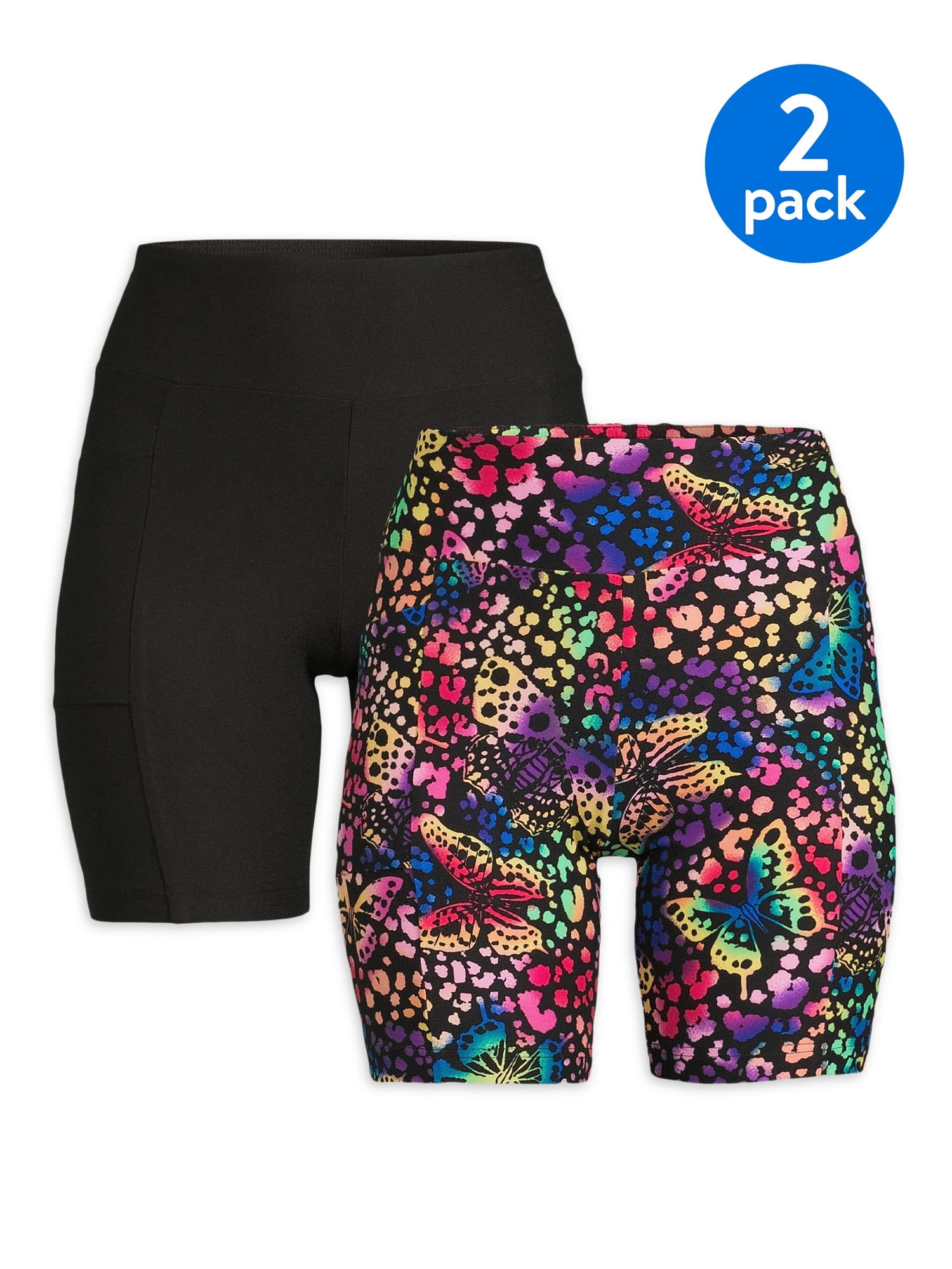 No Boundaries - No Boundaries Juniors' Bike Shorts, 2 PackNo Boundaries Juniors' Bike Shorts, 2 