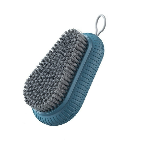 Tswift Soft Bristle Scrub Brush 4.5 x 2.7 inch Ergonomic Grip Laundry Shoe Tile Bathroom Multipurpose Cleaning Tool Hanging Ring