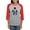 Heather/Red, variant on CafePress - Power Rangers Blue Ranger Women's Baseball T Shirt - Womens Baseball Tee