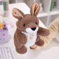 thumbnail image 3 of 30 estilos de animales de peluche, juguetes para manos y dedos, marionetas, lindas muñecas educativas para bebés, pato, cordero, vaca, perro, caballo, regalo para niños, 3 of 5