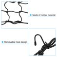 thumbnail image 4 of Unique Bargains Cargo Net, 2 Pack Reflective Motorcycle Luggage Straps, 15.7' x 15.7', Black, 4 of 6