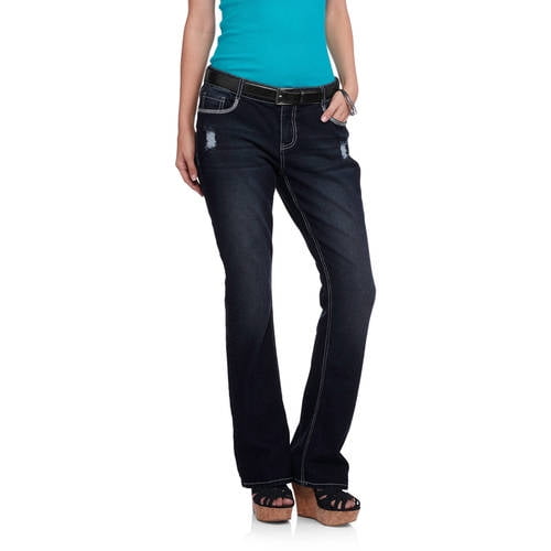 womens bling pocket jeans