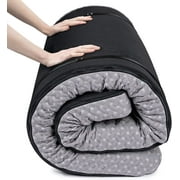 Milliard Camping Mattress, Portable Memory Foam Roll up Floor Mat for Travel/Home + Free Carry Case, Twin 75"x36"x3"