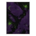thumbnail image 4 of GENIMO 5'x7' Halloween Area Rug for Living Room, Washable Non Slip Soft Boho Celestial Indoor Rug for Bedroom Dining Room Home Office, Nebula Purple, 4 of 6