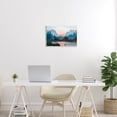 thumbnail image 2 of Stupell Industries Mountain Valley Tranquil Sunset Lake Reflection Painting Unframed Art Print Wall Art, Design by Ziwei Li, 2 of 5