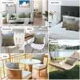 thumbnail image 6 of Waterproof Throw Pillow Covers Set of 2, 26x26 Inch Spring Floral Decorative Pillowcases Outdoor Pillow Slip Cushion Covers Set for Couch Tent Modern Oil Painting Botanical Farmhouse, 6 of 7