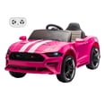 thumbnail image 1 of Carro Eléctrico Montable Para Niño Aeiou Mustang Con Control Rosa, 1 of 4