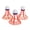 Orange, variant on SPRING PARK 3Pcs Windproof Plastic Badminton Balls Shuttlecocks for Indoor Outdoor Sports Fitness Game