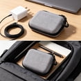 thumbnail image 5 of Digital Accessory Storage Bag, Portable Electronics Organizer, Small Earphone Data Cable Charger Storage Case with Partition Grid, Durable Polyester Material, Shock Resistant and Compact Design, 5 of 6
