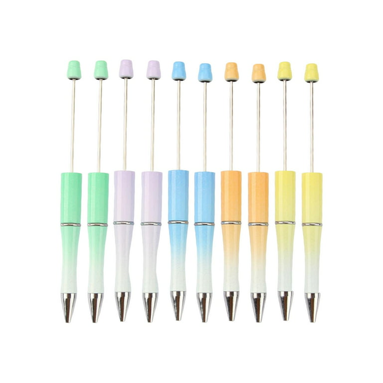 20x Beadable Pens DIY Set Bead Pens for Exam Substitute Draw Students Gifts  