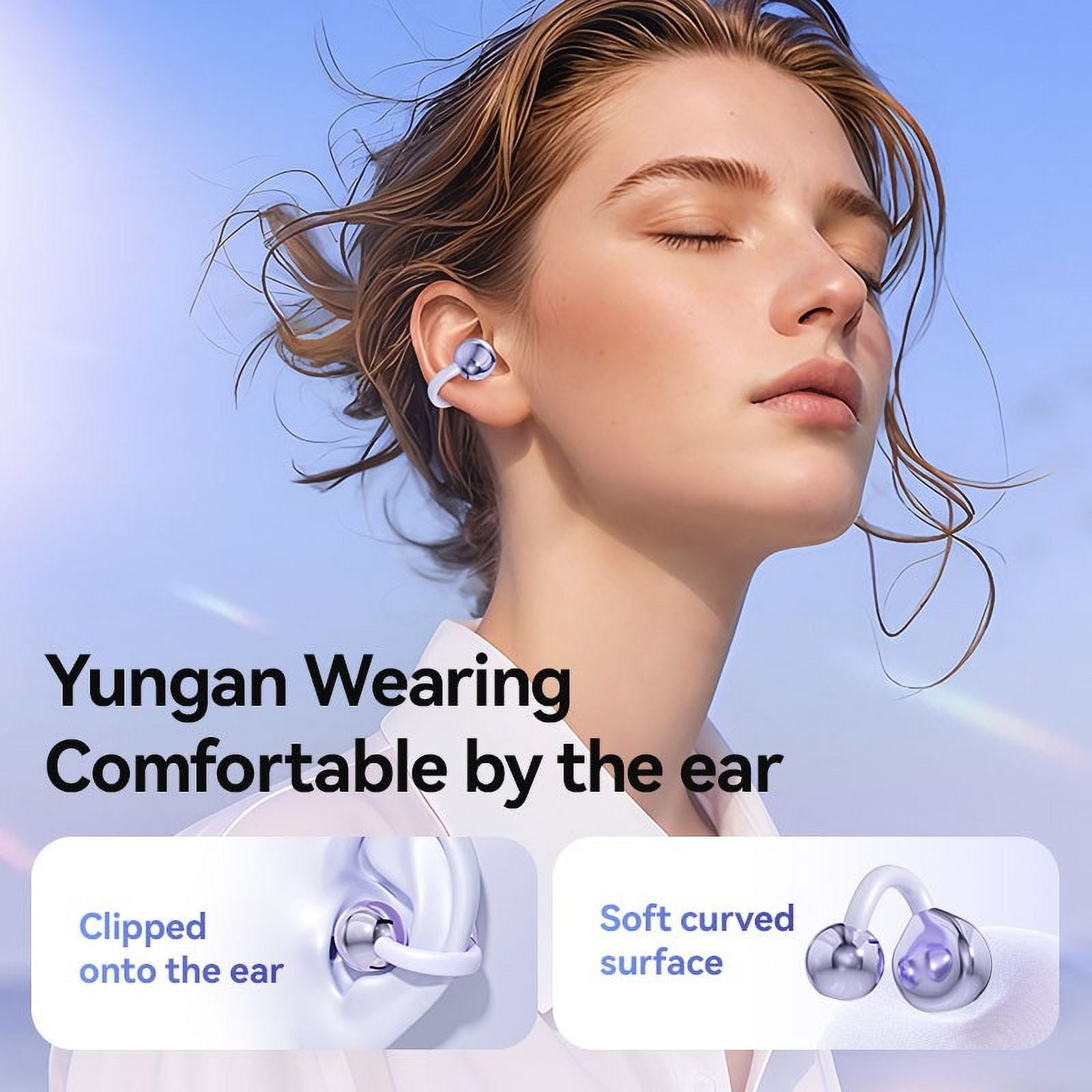 M79 Blth Earphones Bone Conduction TWS Earbuds Sport TWS Earbuds Game Headset Ear Clip Wireless Headphones