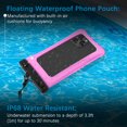thumbnail image 3 of YINLAI Waterproof Phone Pouch,IPX8 Water Proof Cell Phone Dry Bag for Beach,Waterproof Phone Case for iPhone 16 15 14 13 12 Pro Max, for Samsung Galaxy S25/S24 up to 7.5",[1 Pack]Hot Pink, 3 of 8