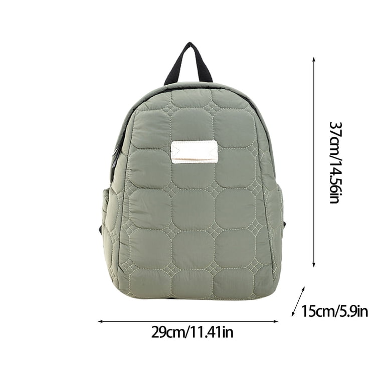 Quilted Backpack Lightweight Puffer Hiker Pack Drawstring Gym Travel Bag Hvyesh Quilted Backpack for Women Lightweight Puffer Hiker  main image 4
