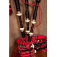 thumbnail image 6 of Ebony Bagpipe with Red Tartan Cover by Medieval Collectibles, 6 of 7