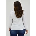 thumbnail image 3 of Blusa hombro con escarola Roman Fashion /Tallas Extras, 12258 (Blanco) blanco 40 Roman Fashion BL-MIC-12258-BLANCO, 3 of 7