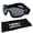 Smoke, variant on Global Vision Eyewear Flare Anti-Fog Goggles with Storage Pouch, Yellow Tint Lens