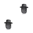 thumbnail image 1 of Sombrero de pescador Eigraketly poliéster ajustable plegable a prueba de viento Gris oscuro 2Conjunto, 1 of 6