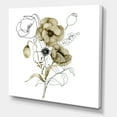 thumbnail image 3 of Designart ' Eucalyptus Branches With Anemone Bouquet Flower ' Traditional Canvas Wall Art Print, 3 of 4