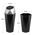 thumbnail image 2 of Car Trash Can  2 PackGarbage Bin Mini Trashcan  Interior Automotive Accessories  Vehicle Waste Holder with Lid  Organizer for Auto and Chuck  Car Essentials Dustbin  Gold, 2 of 6
