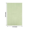 thumbnail image 3 of Efavormart 20 Pack | Sage Green Soft Linen-Feel Airlaid Paper Party Napkins, Highly Absorbent Disposable Dinner Napkins, 3 of 10