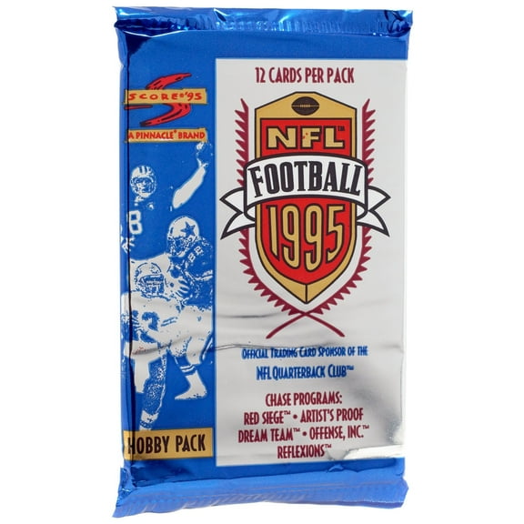 NFL 1995 Score Football Trading Card HOBBY Pack (12 Cards)