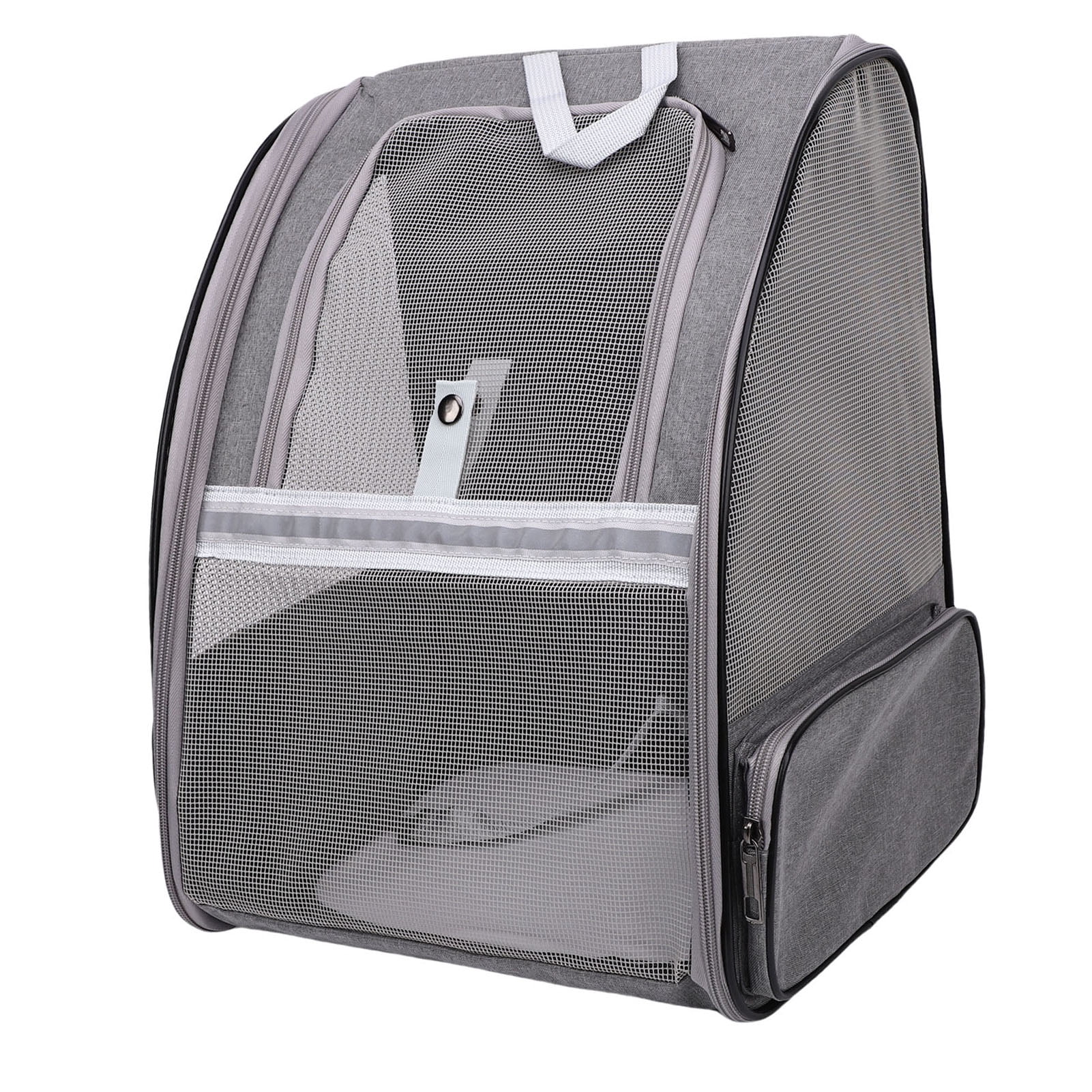 Pet Carrier Backpack Breathable Lightweight Multifunctional Portable Puppy Backpack Grey