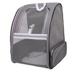 Pet Carrier Backpack Breathable Lightweight Multifunctional Portable Puppy Backpack Grey