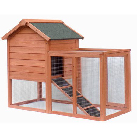Merax Chicken Coop Rabbit Hutch Wood House Pet Cage for Small Animals Rabbit Hutch#3 