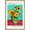 NATURAL, variant on PixonSign Framed Canvas Print Wall Art Vincent Van Gogh Sunflower Turquoise Background Classic Vintage Illustrations Fine Art Decorative Multicolor for Living Room, Bedroom, Office - 16"x24" BLACK