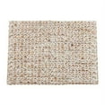 thumbnail image 2 of Fennco Styles Natural Woven Water Hyacinth Rectangular Placemats - Set of 4 (White), 2 of 4