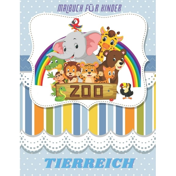 TIERREICH - Malbuch Für Kinder, (Paperback)