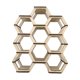 thumbnail image 1 of Estante de panal, práctico soporte para plantas, artículos diversos y figuras. 55cmx45cmx15cm, 1 of 9