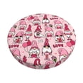 thumbnail image 1 of Balery Garden Gnomes Fundas de asiento para taburete de bar redondo de tela de terciopelo ajustables que protegen de arañazos y manchas para sillas de 14 a 17 pulgadas.-14 inch, 1 of 7
