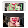 thumbnail image 2 of Reloj despertador multifuncional con pantalla de temperatura y LED de color verde, 2 of 8