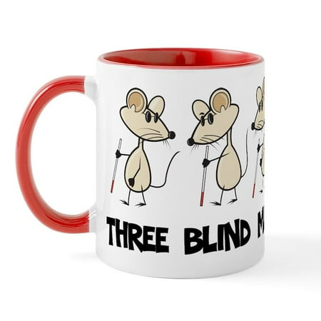 

CafePress - Three Blind Mice Mug - 11 oz Ceramic Mug - Novelty Coffee Tea Cup