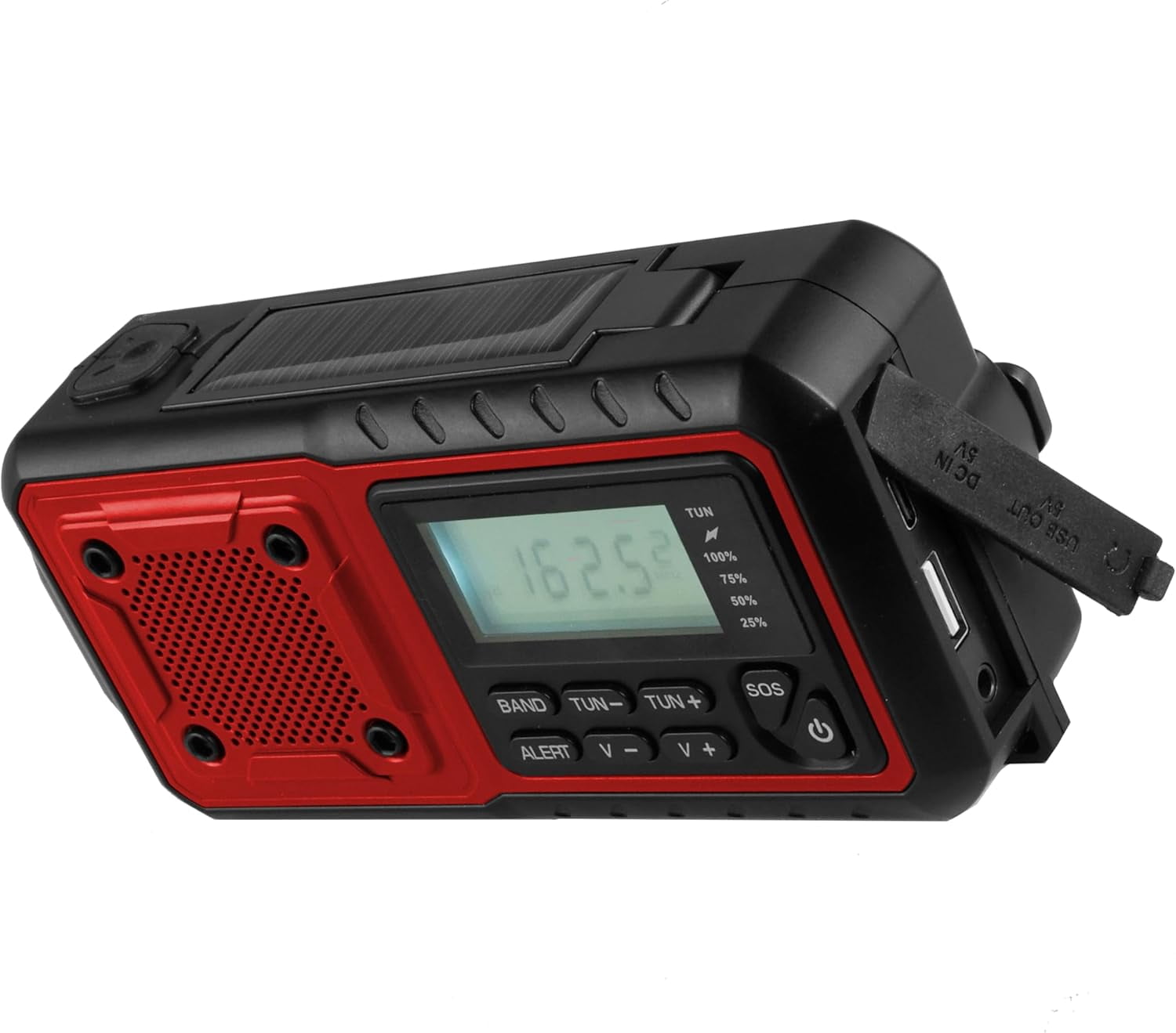 Supersonic SC1078ERN Guardian NOAA AM/FM Multi-Powered Emergency Weather Radio with Flashlight