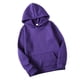 thumbnail image 2 of Sudadera con capucha Sudadera con capucha unisex de algodón Sudadera con capucha que absorbe el sudor Sudadera con capucha, Morado, XXL AweSitey AP000776-53, 2 of 7