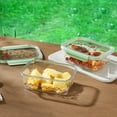 thumbnail image 4 of The Pioneer Woman Painted Meadow 4-Cup Rectangle Tritan Food Storage Containers with Tritan Lid, Set of 2, 4 of 10